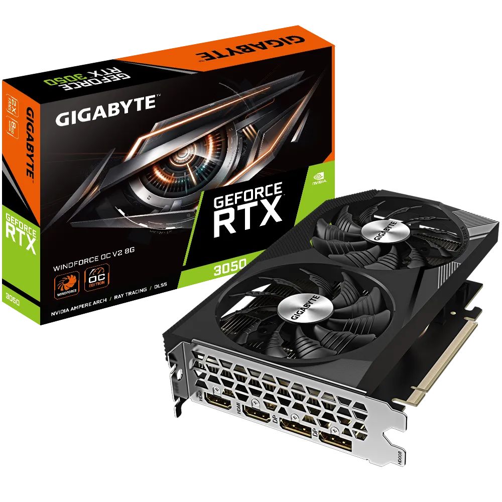 Gigabyte RTX3050 WINDFORCE OC V2 8G
