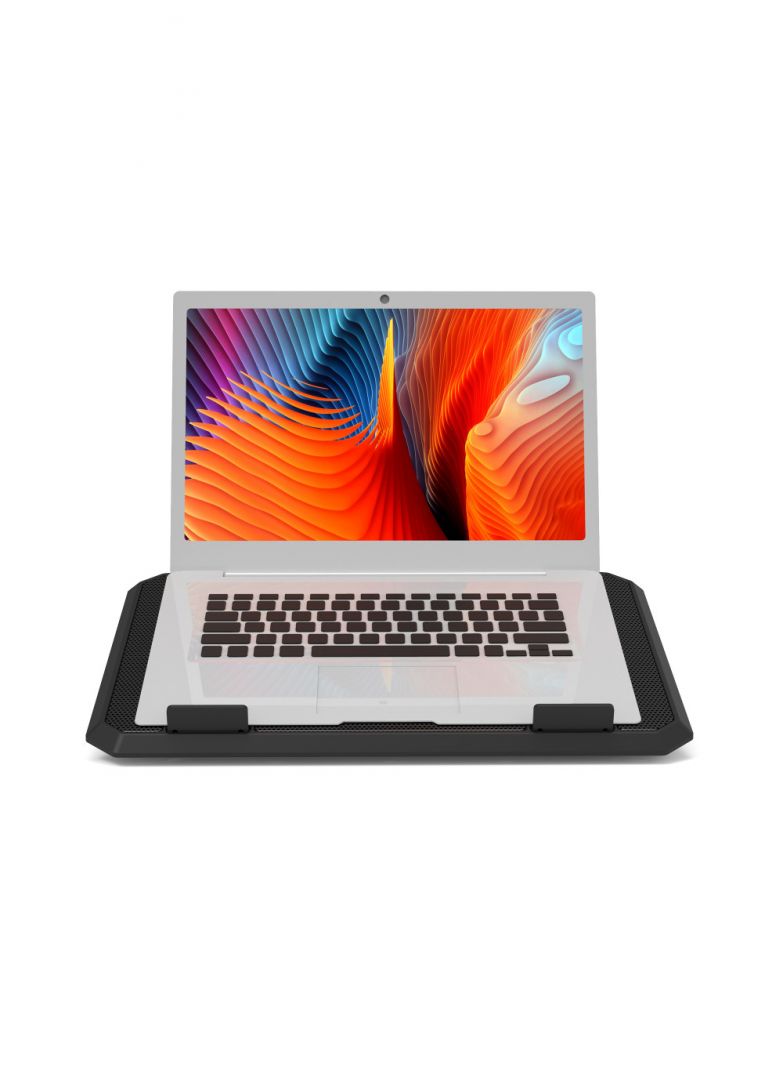 Port Designs Szellőztetett állítható notebook hűtő Black