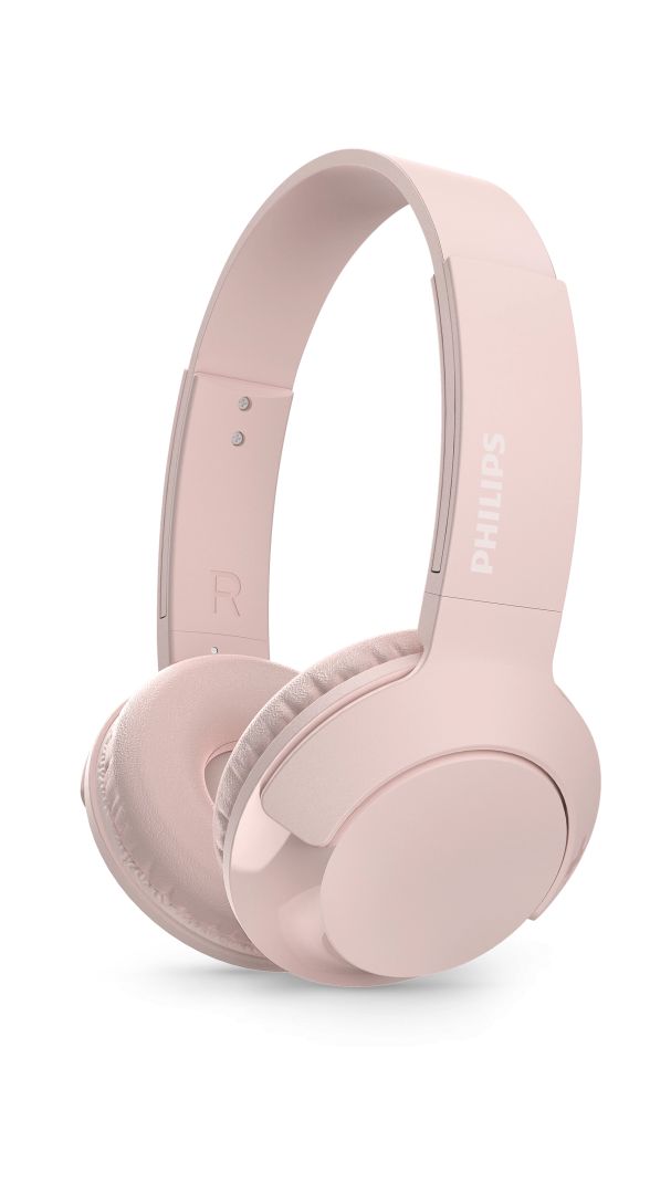 Philips On-ear Headband Wireless Bluetooth Headset Pink