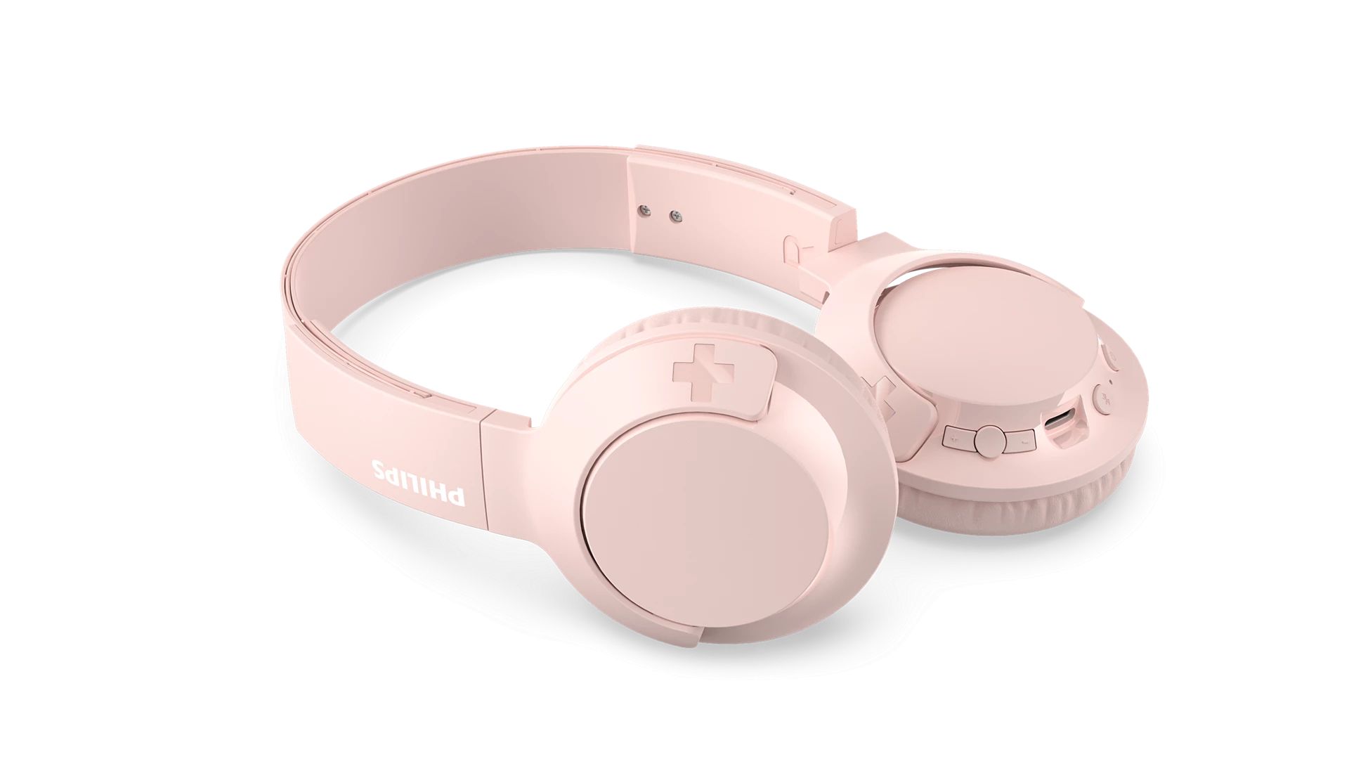 Philips On-ear Headband Wireless Bluetooth Headset Pink