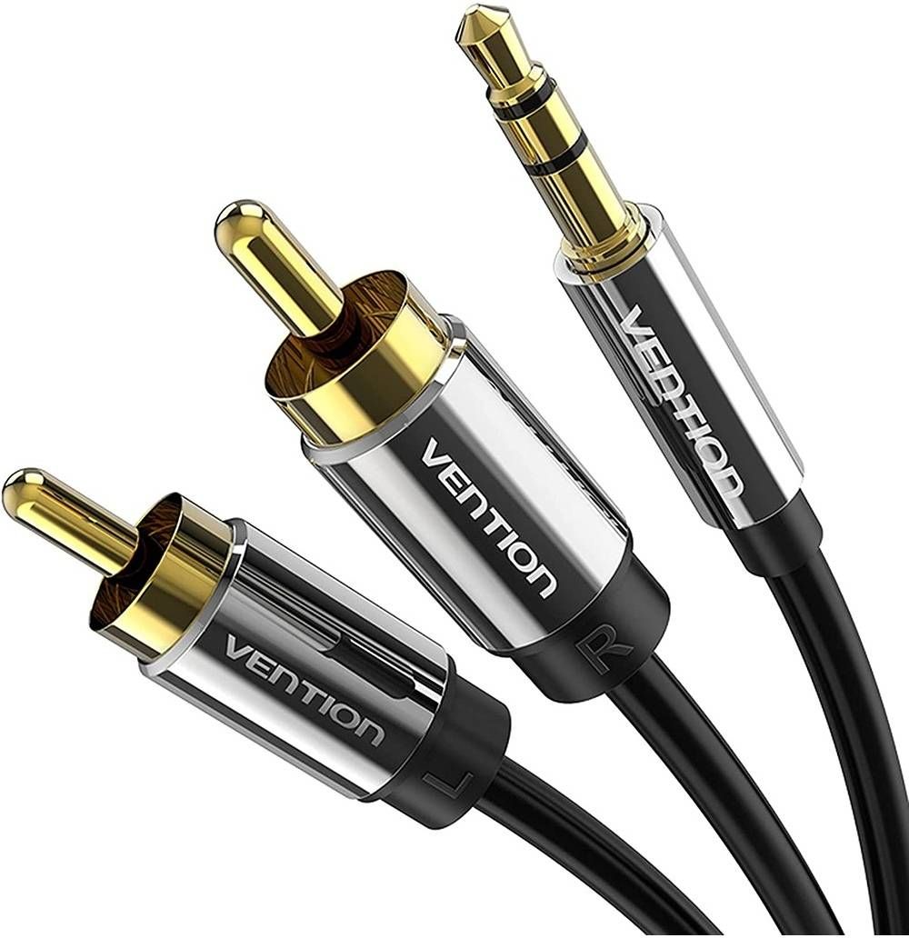Vention 3.5mm Male to 2RCA Male Audio Cable 3m Black