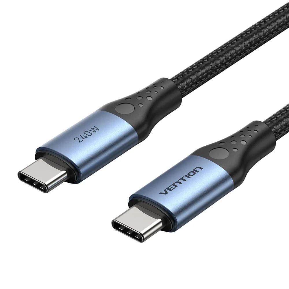Vention USB 2.0 C Male to C Male 240W Cable 1m Black