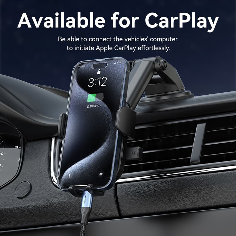 Vention USB 2.0 C Male to C Male 240W Cable 1m Black