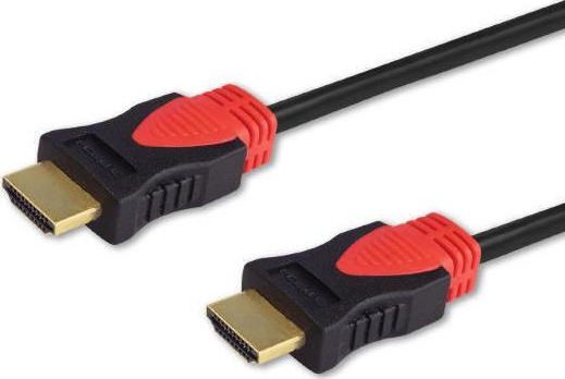 Savio CL-140 HDMI Male/Male cable 7,5m Black/Red