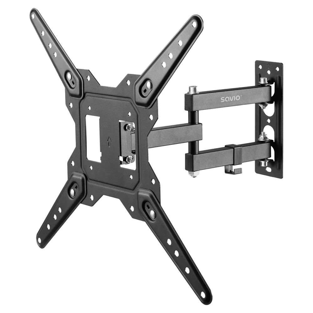 Savio Adjustable TV wall mount 23″ – 55″ Black