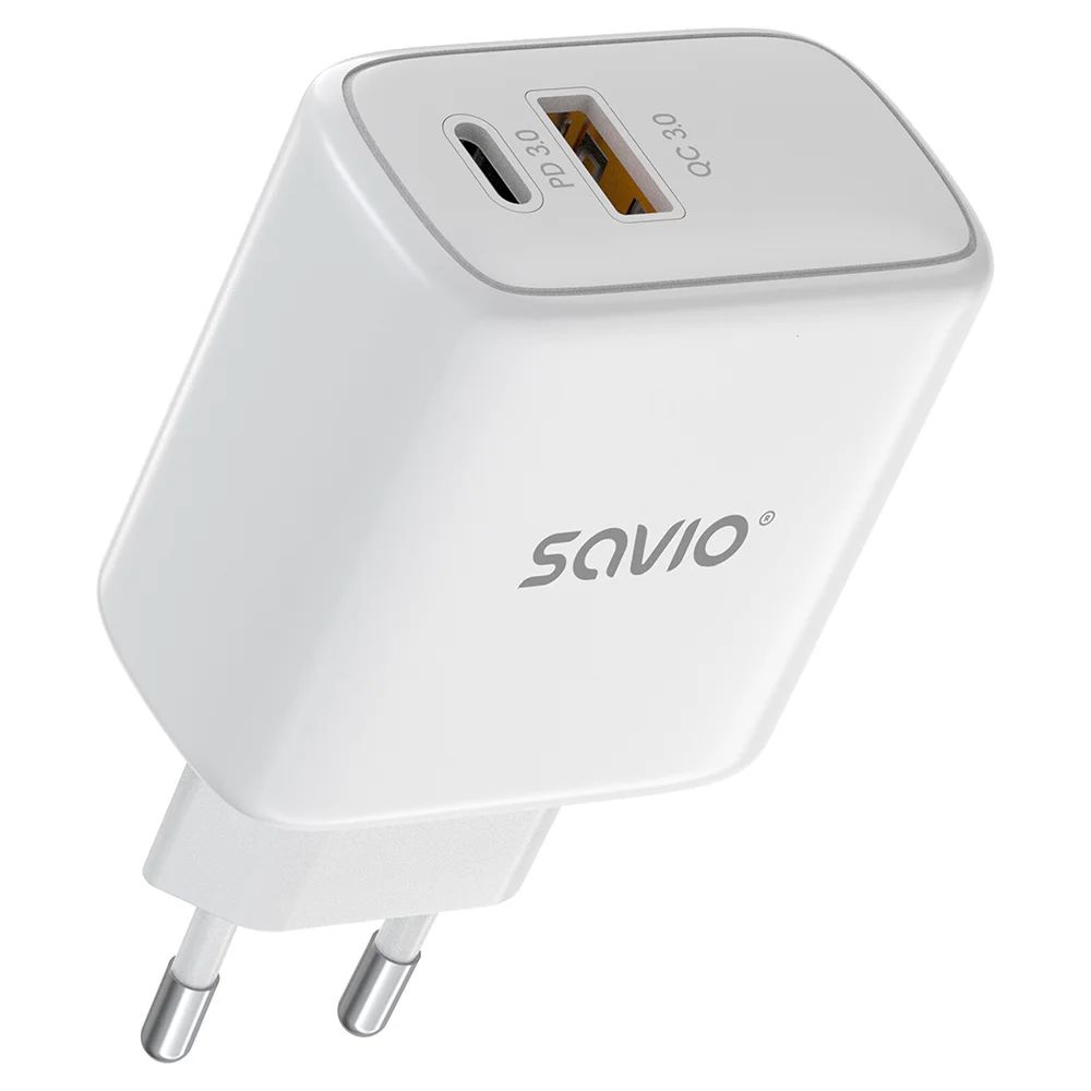 Savio LA-12 Wall quick charger 20W White