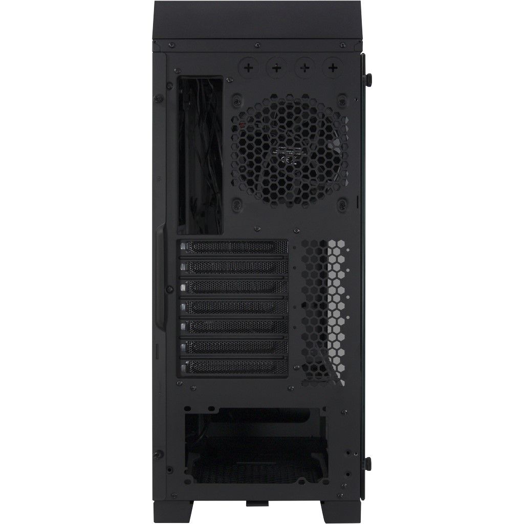 Inter-Tech X-908 Infini2 RGB Tempered Glass Black