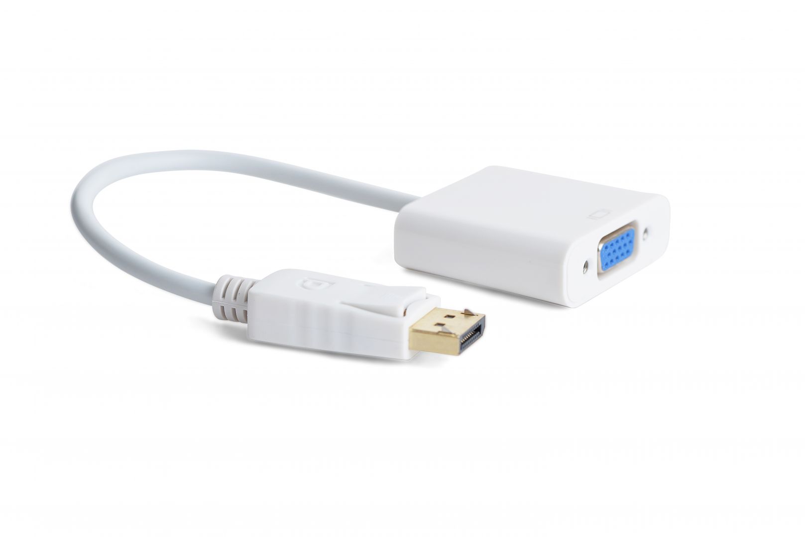 Gembird DisplayPort to VGA M/F adapter 0,2m White