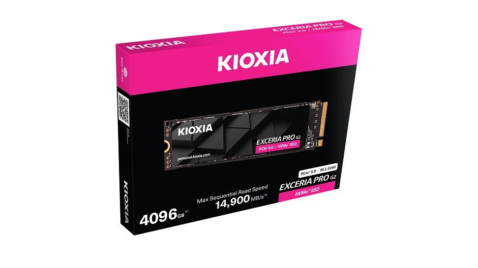 KIOXIA 1TB M.2 2280 NVMe Exceria Pro G2