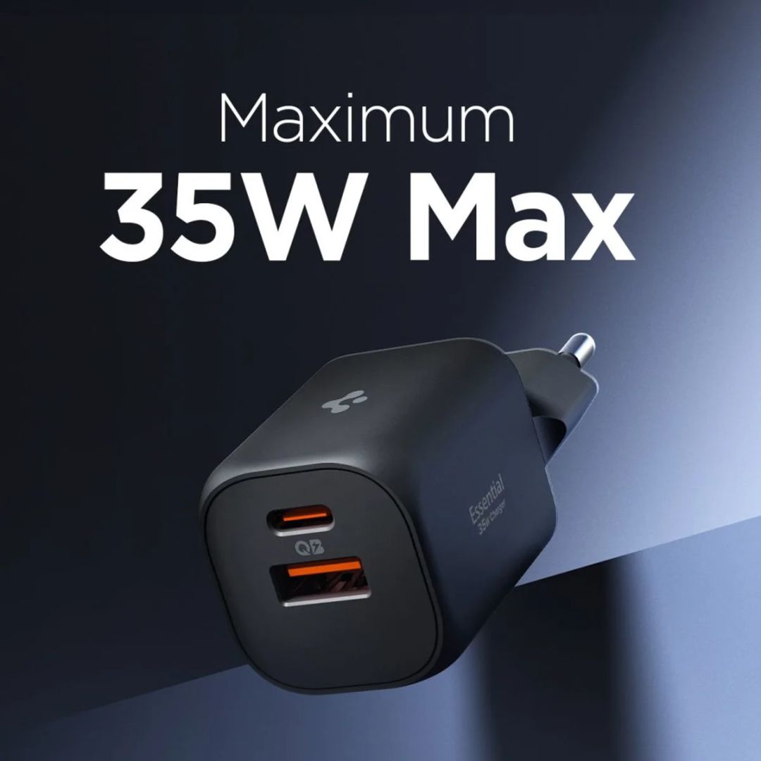 Spigen Essential 35W Wall Charger Black