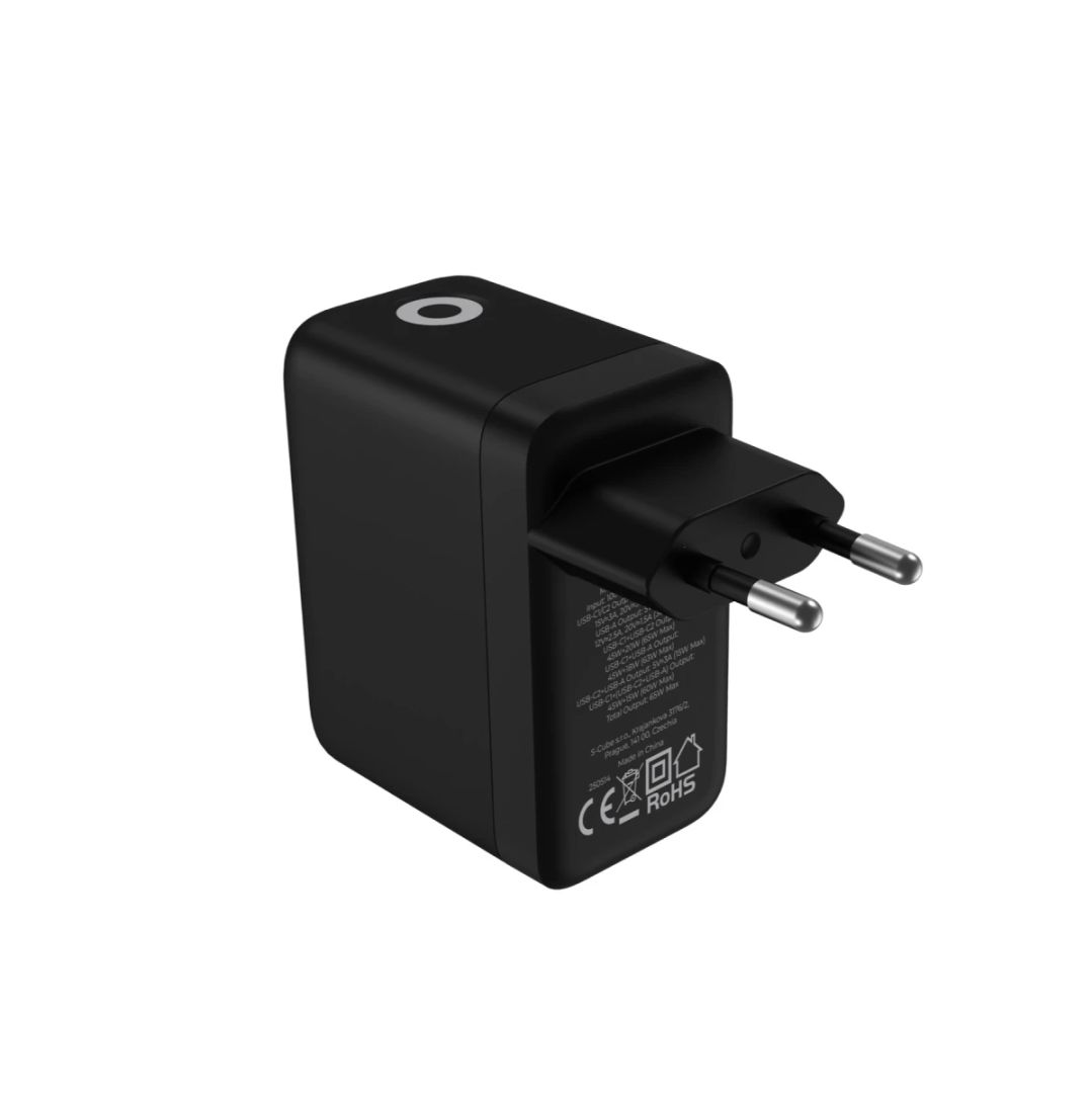 Mobile Origin 65W GaN Display Charger PW20 - 2x USB-C+USB-A