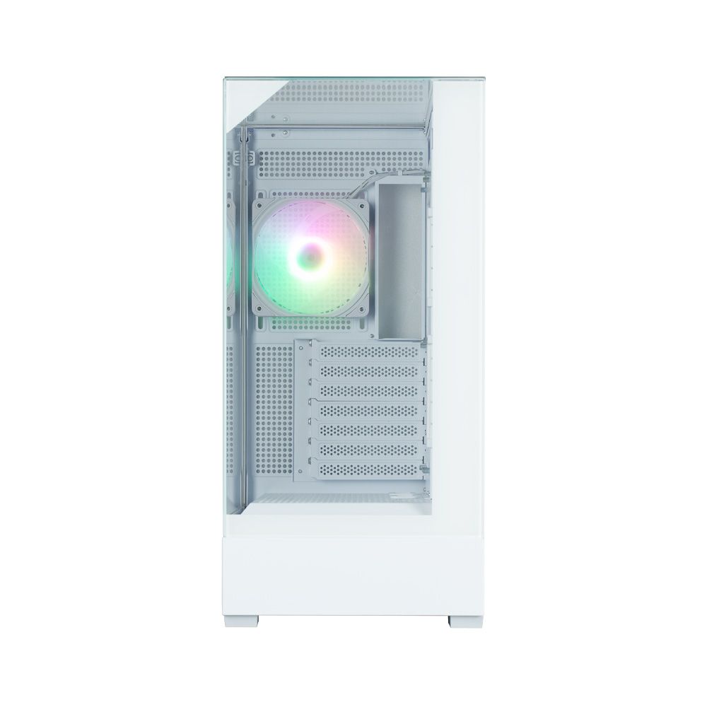 Zalman P40 Prism Plus RGB Tempered Glass White