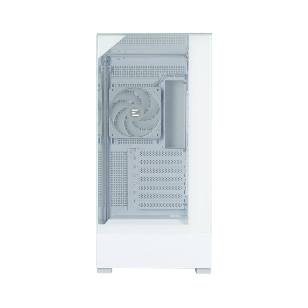 Zalman P40 Prism Plus RGB Tempered Glass White