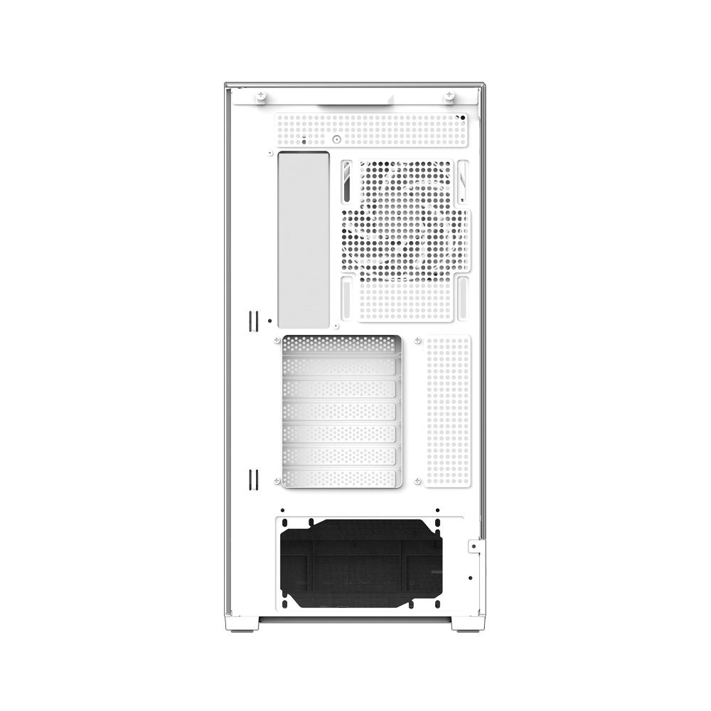 Zalman P40 Prism Plus RGB Tempered Glass White