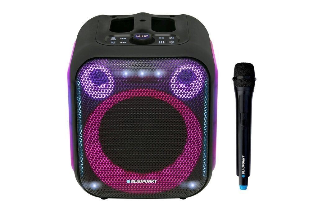 Blaupunkt PB6LED Portable Party Speaker Black