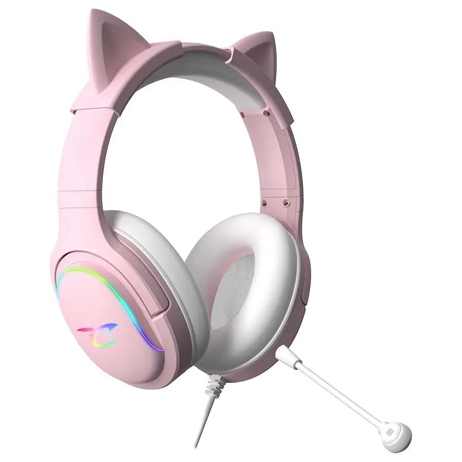 Subsonic Multi Spectra Gamer Headset Pink