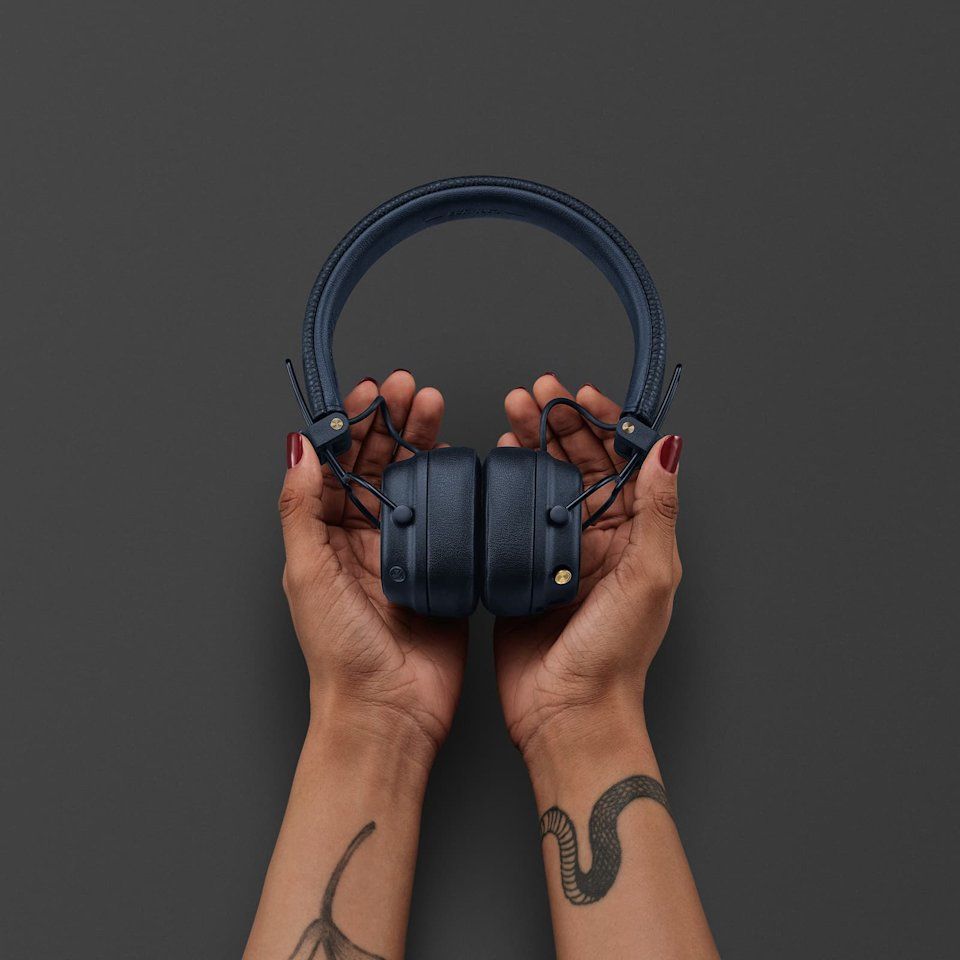 Marshall Major V Bluetooth Headset Midnight Blue
