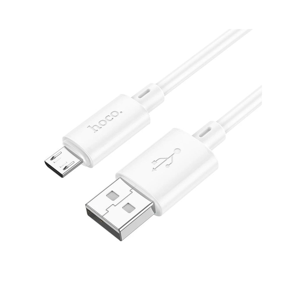 Hoco USB A - Micro USB 2,4A cable 1m White