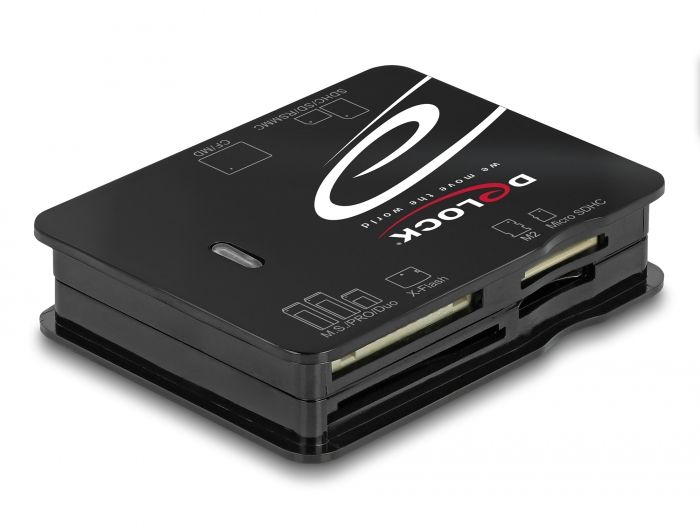 DeLock USB 2.0 Card Reader Black