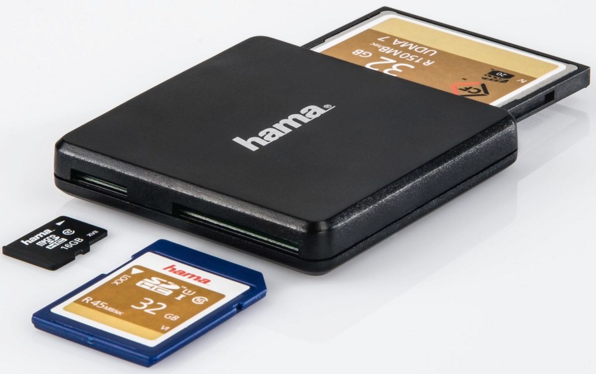 Hama USB 3.0 multi Card Reader Black
