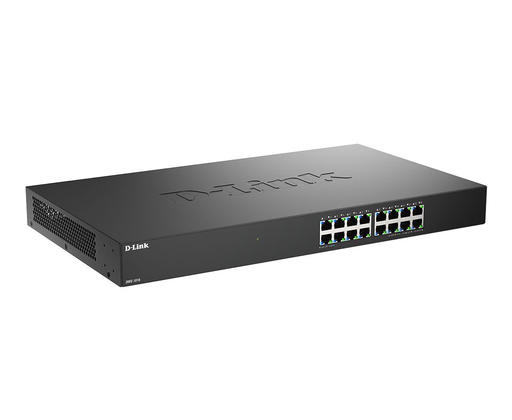 D-Link DMS-1016 16-Port 2.5G Multi-Gigabit Unmanaged Switch