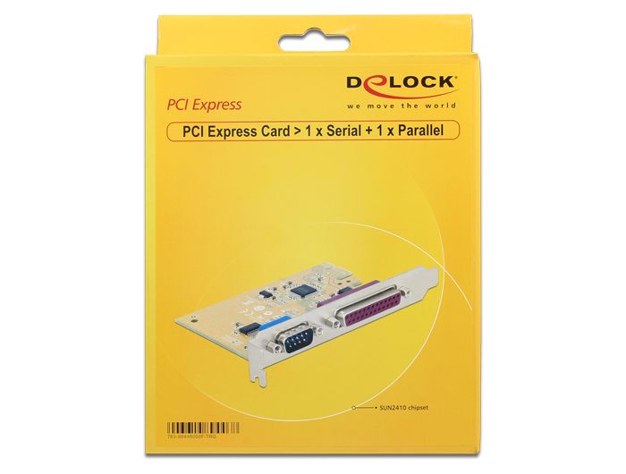 DeLock PCI Express Card to 1x Serial + 1x Parallel