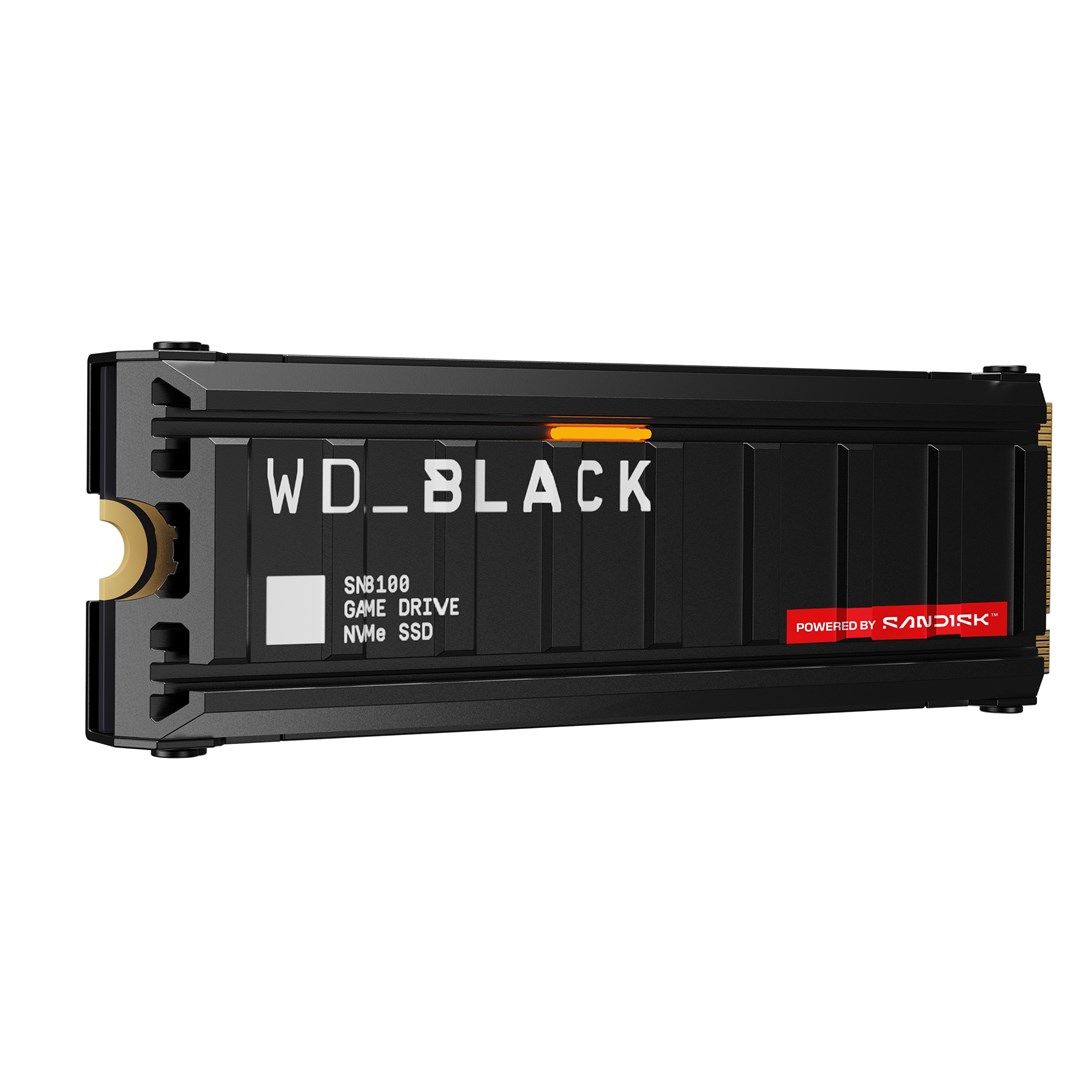 Western Digital 1TB M.2 2280 NVMe SN8100 with Heatsink Black