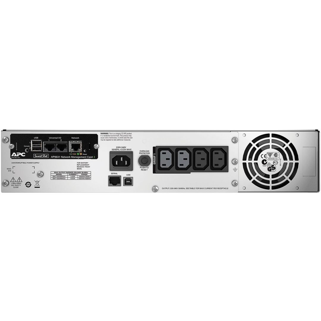 APC SMT1500RMI2UNC Smart-UPS Line Interactive LCD 1500VA UPS