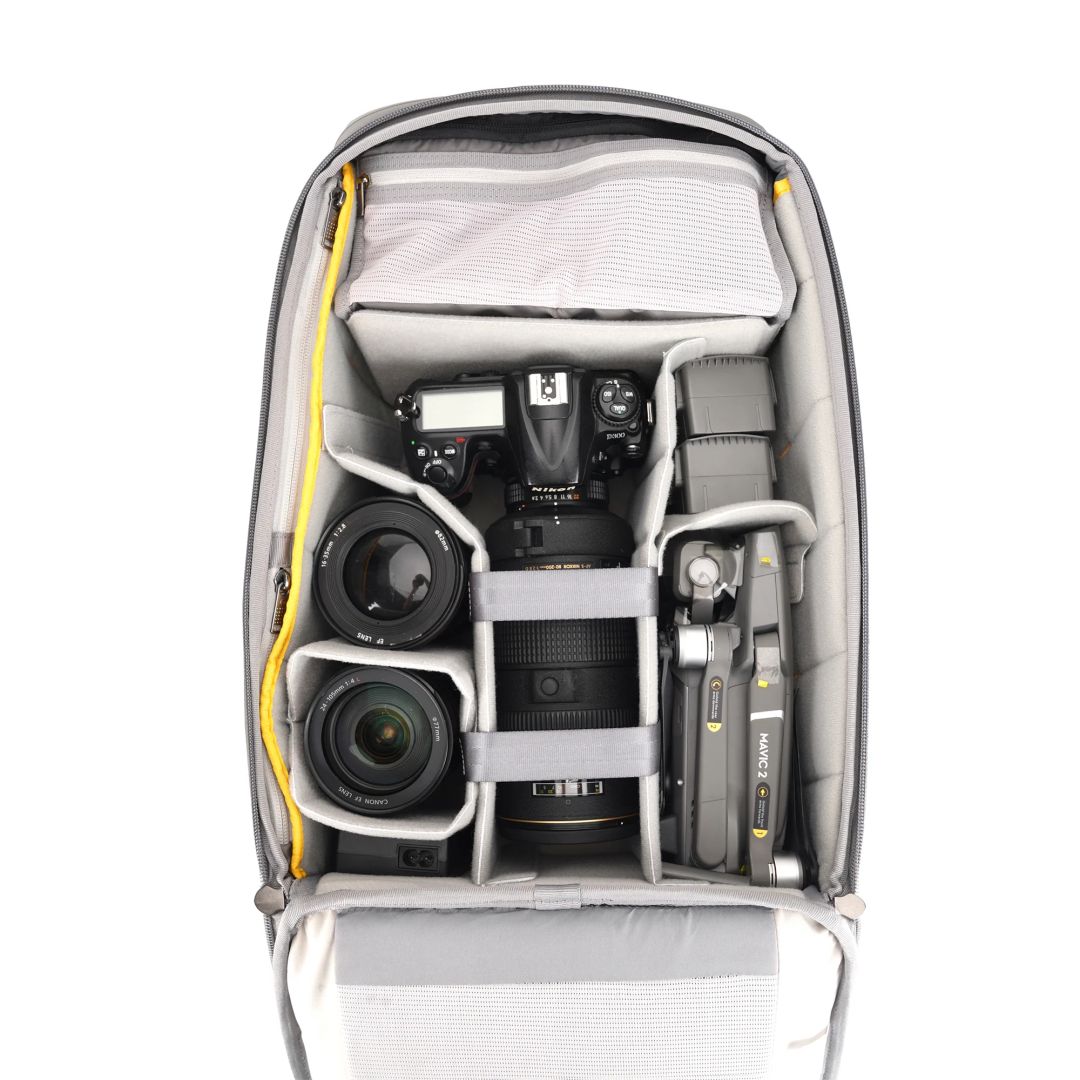 Vanguard VEO CITY B46 Large Camera Backpack w/ Pouch Gray