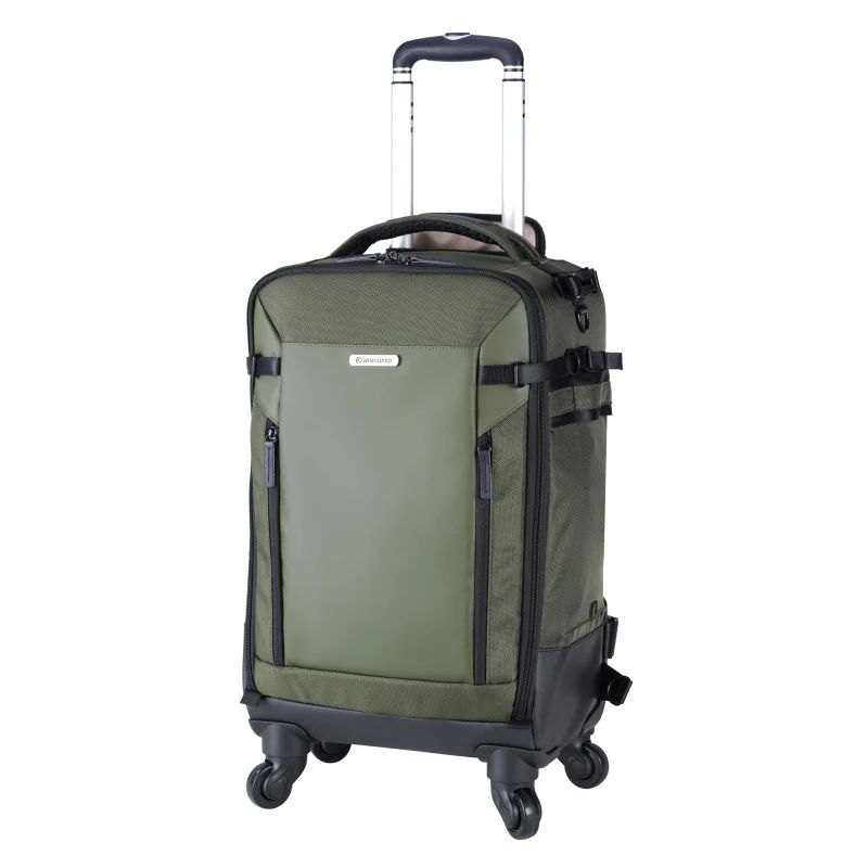 Vanguard VEO Select 58T Camera Trolley Bag/Backpack 2-in-1 4-Wheel Spinner Bag Green