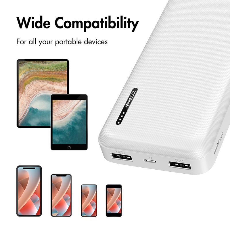 Logilink 20000 mAh PowerBank White