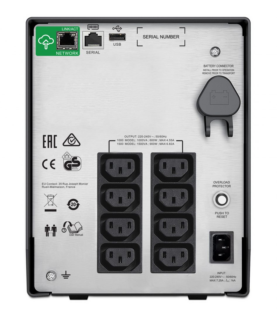 APC SMC1000IC Smart-UPS Tower LCD 1000VA UPS