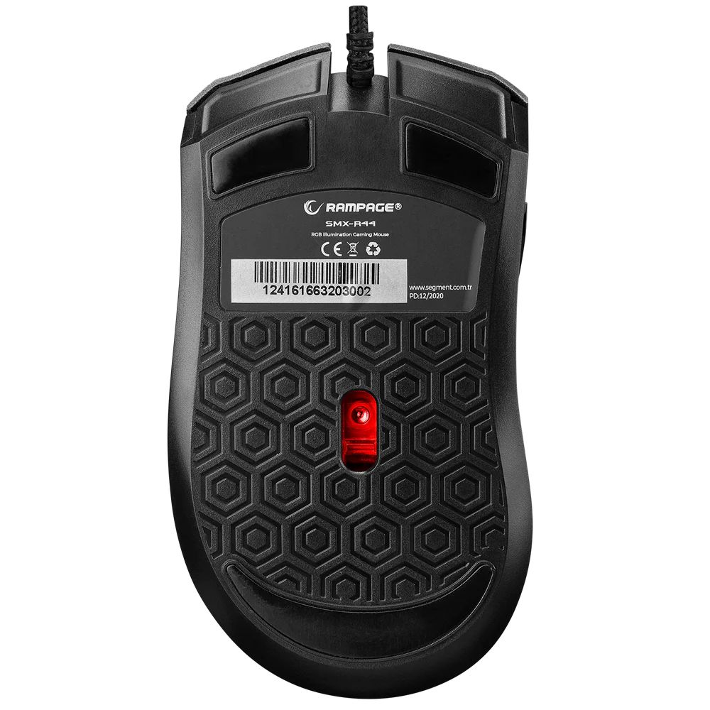 Rampage SMX-R44 V2 Macro Gaming Mouse Black