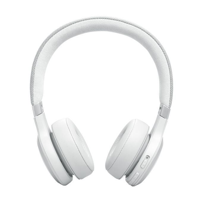 JBL Live 670NC Bluetooth Over-Ear Noise-Cancelling Headset White