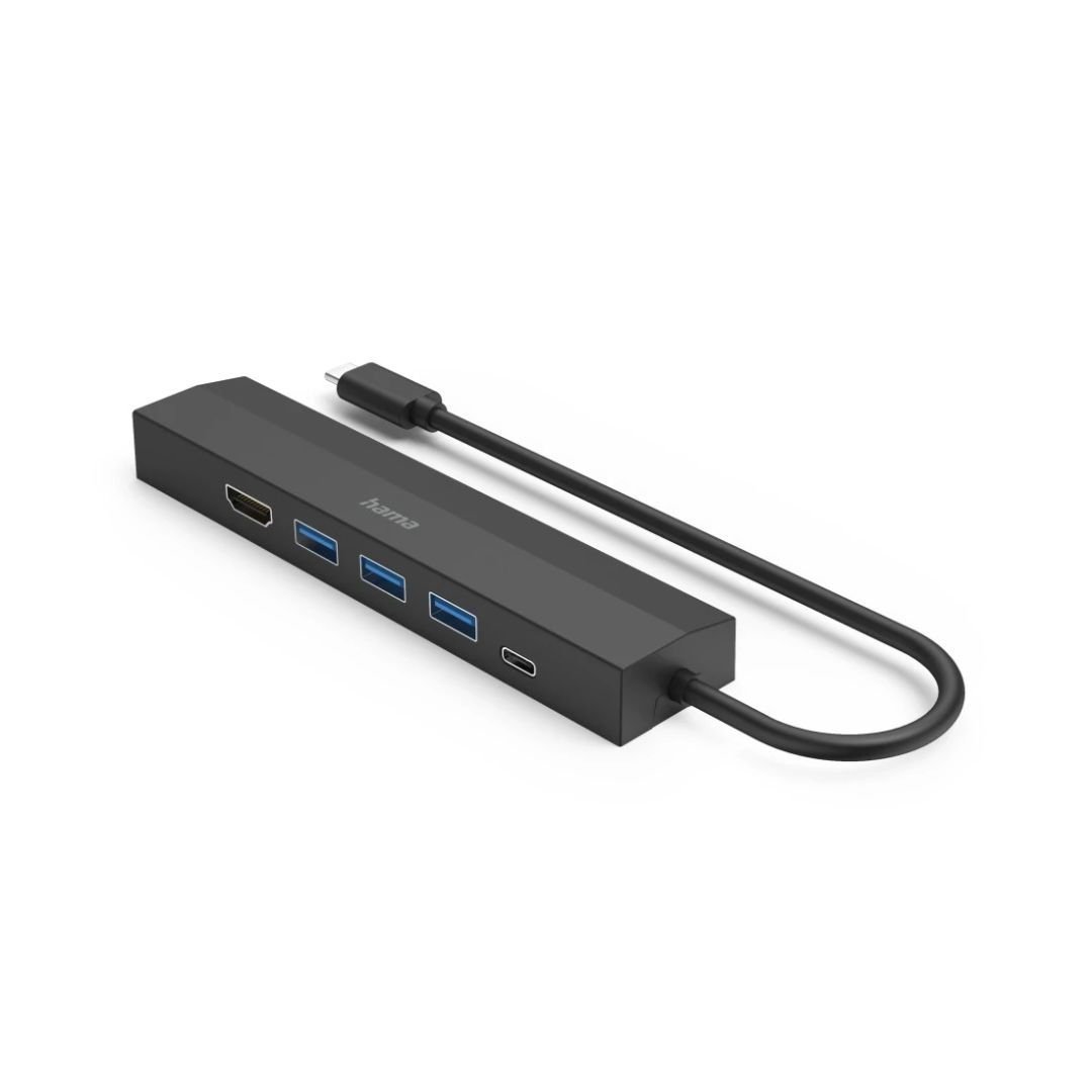 Hama USB 3.1 TYPE-C 6IN1 Dokkoló Black