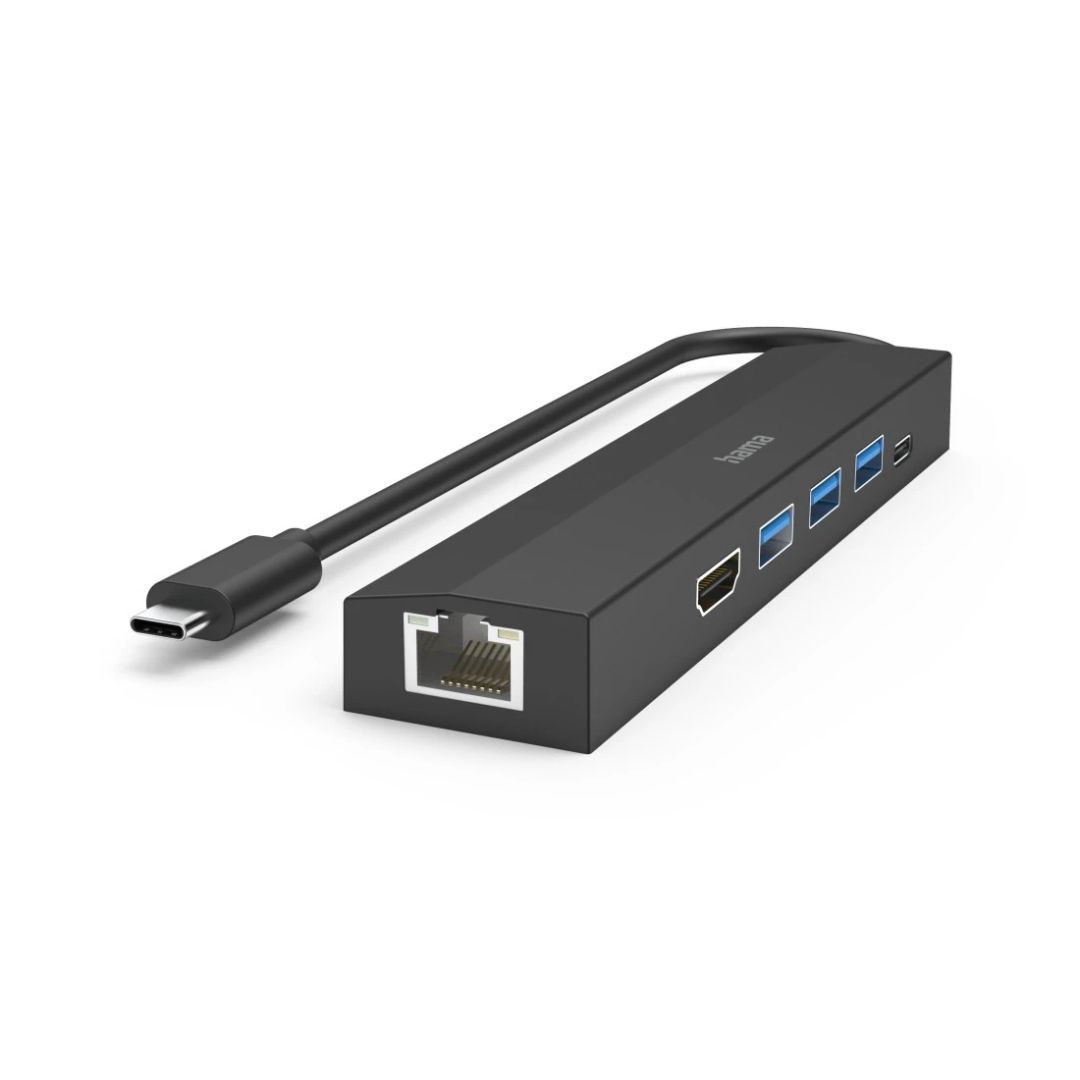 Hama USB 3.1 TYPE-C 6IN1 Dokkoló Black