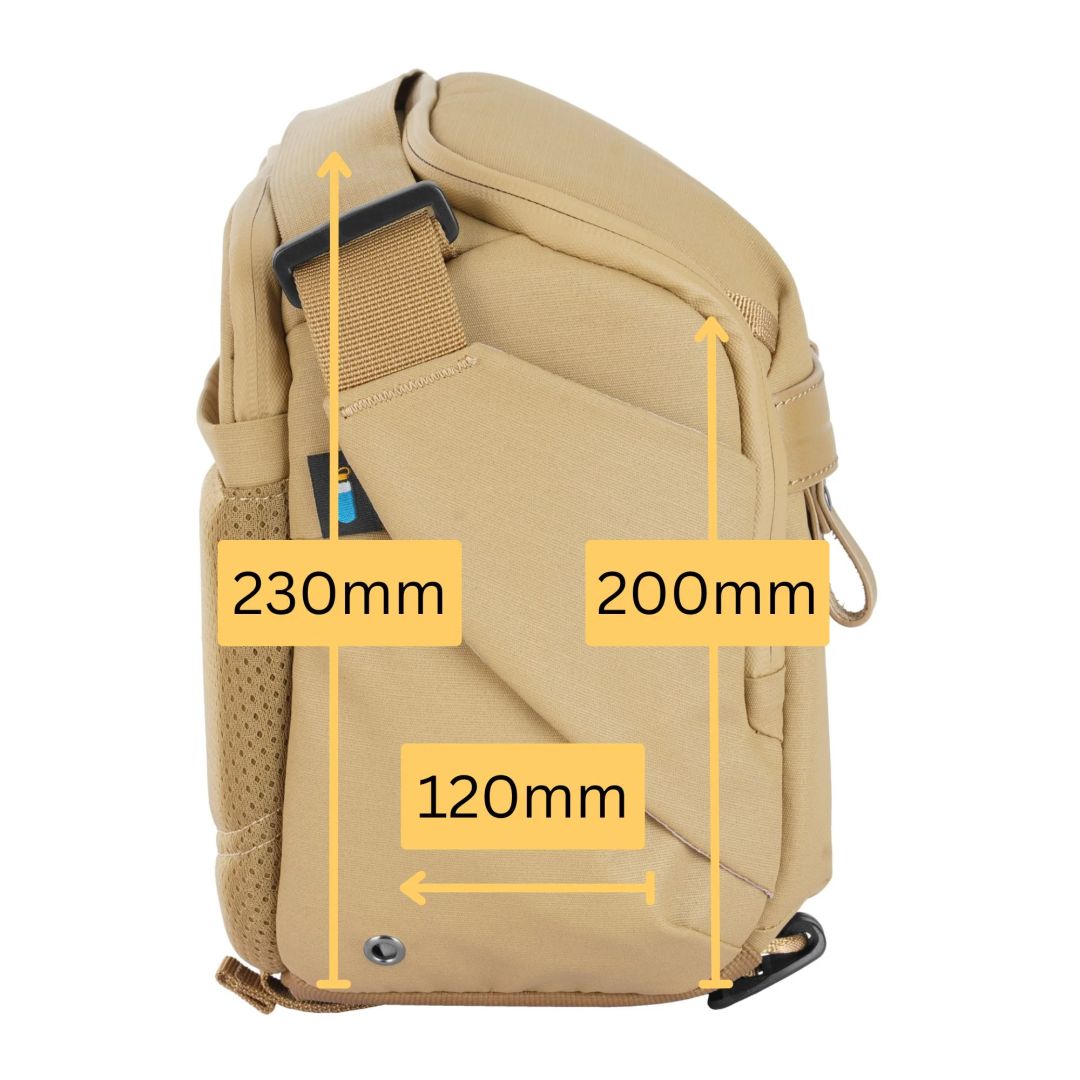 Vanguard VEO Metro S9L: 9 Litre Camera Shoulder Bag Beige