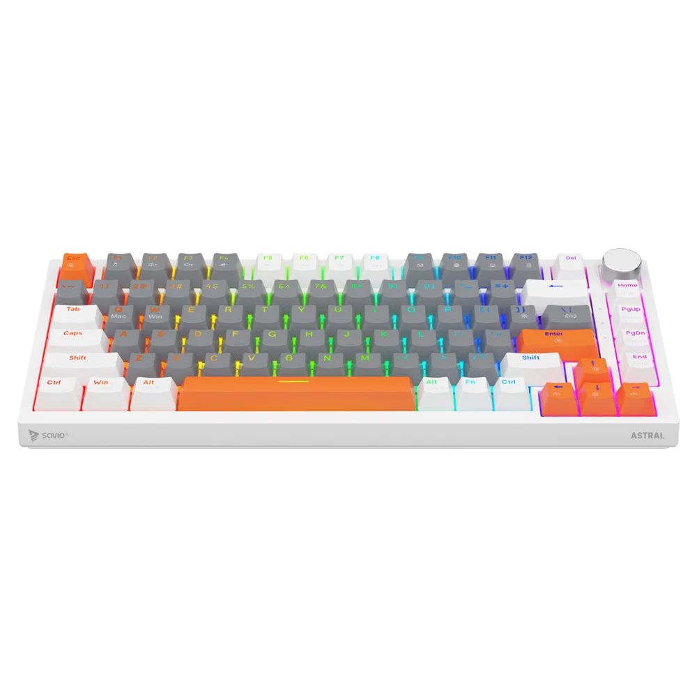 Savio Astral OUTEMU Jade 3-color Gaming Keyboard White US