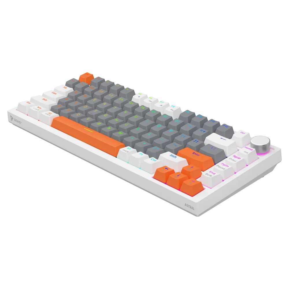 Savio Astral OUTEMU Jade 3-color Gaming Keyboard White US