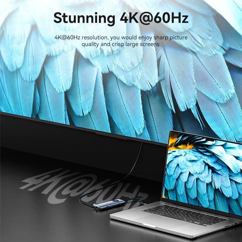 Vention 9-in-1 USB-C MST Docking Station Black