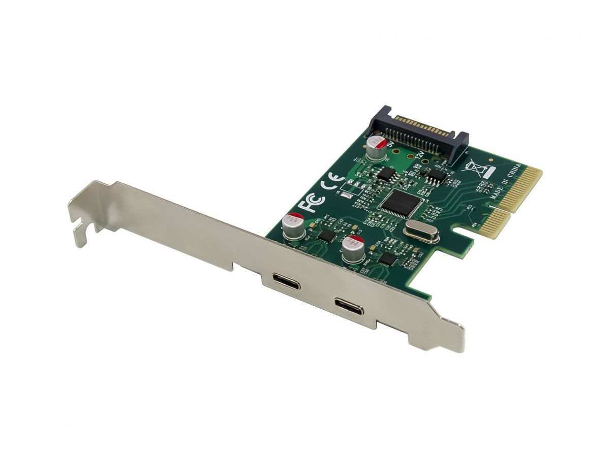 Conceptronic  EMRICK07G 2-Port USB 3.2 Gen 2 Type-C PCIe Card