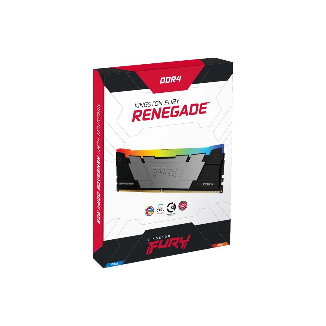 Kingston 16GB DDR4 4000MHz Kit(2x8GB) Fury Renegade RGB Black