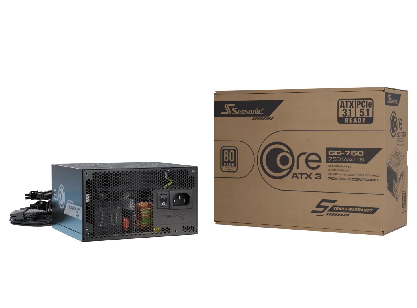 Seasonic 750W 80+ Gold Core GC ATX 3.1