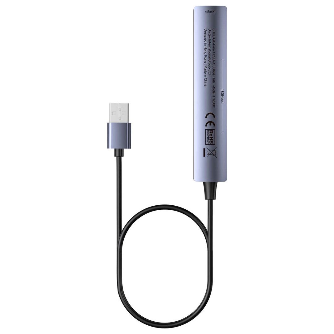 Unitek Compact USB-A HUB Grey