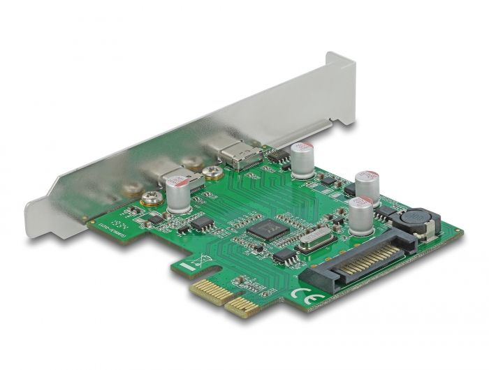 DeLock PCI Express x1 Card to 2 x external USB 5 Gbps USB Type-C Female