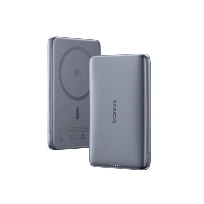 Baseus PicoGo Ultra-Slim Qi2 Magnetic 10000mAh PowerBank Grey