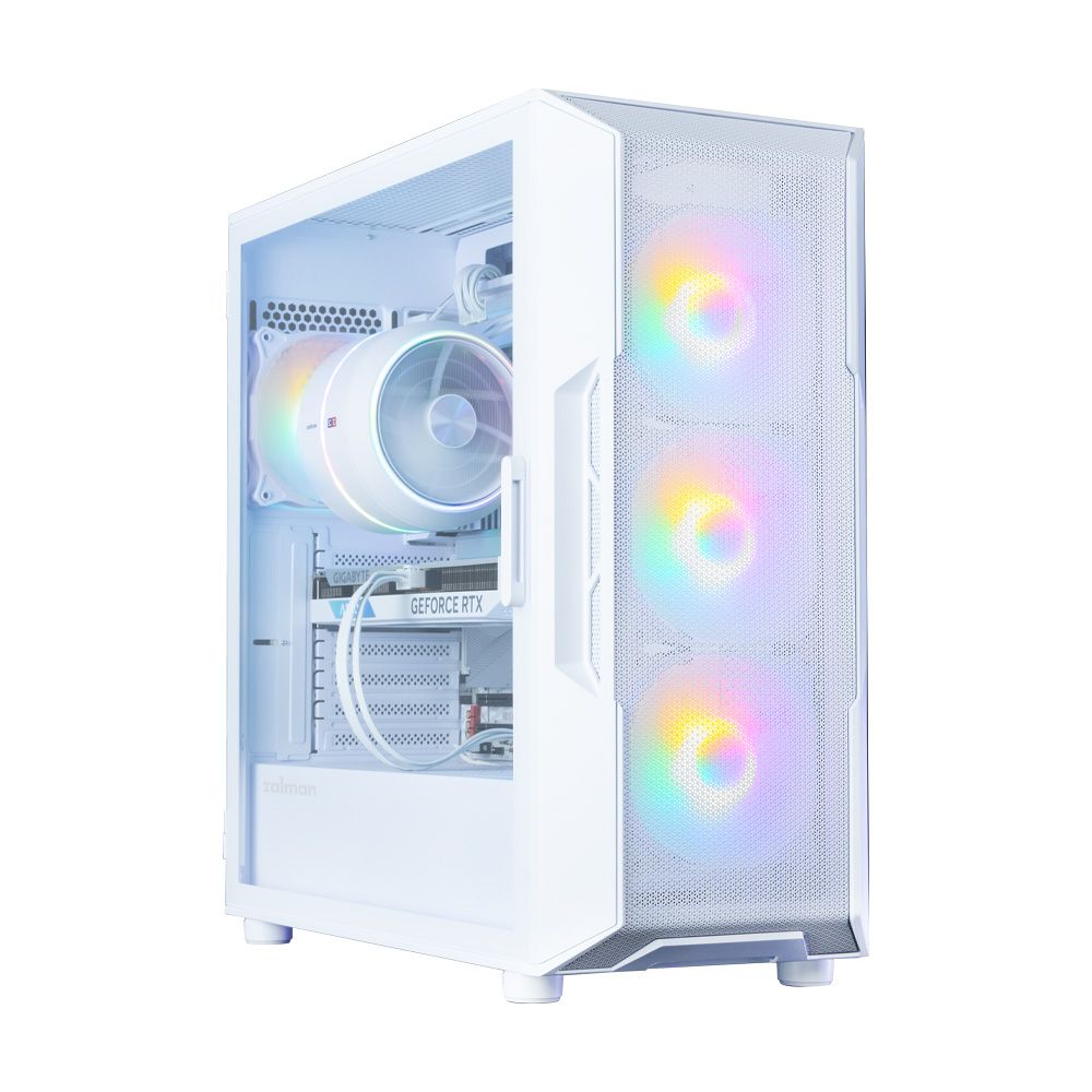 Zalman I3 Neo V2 Tempered Glass White