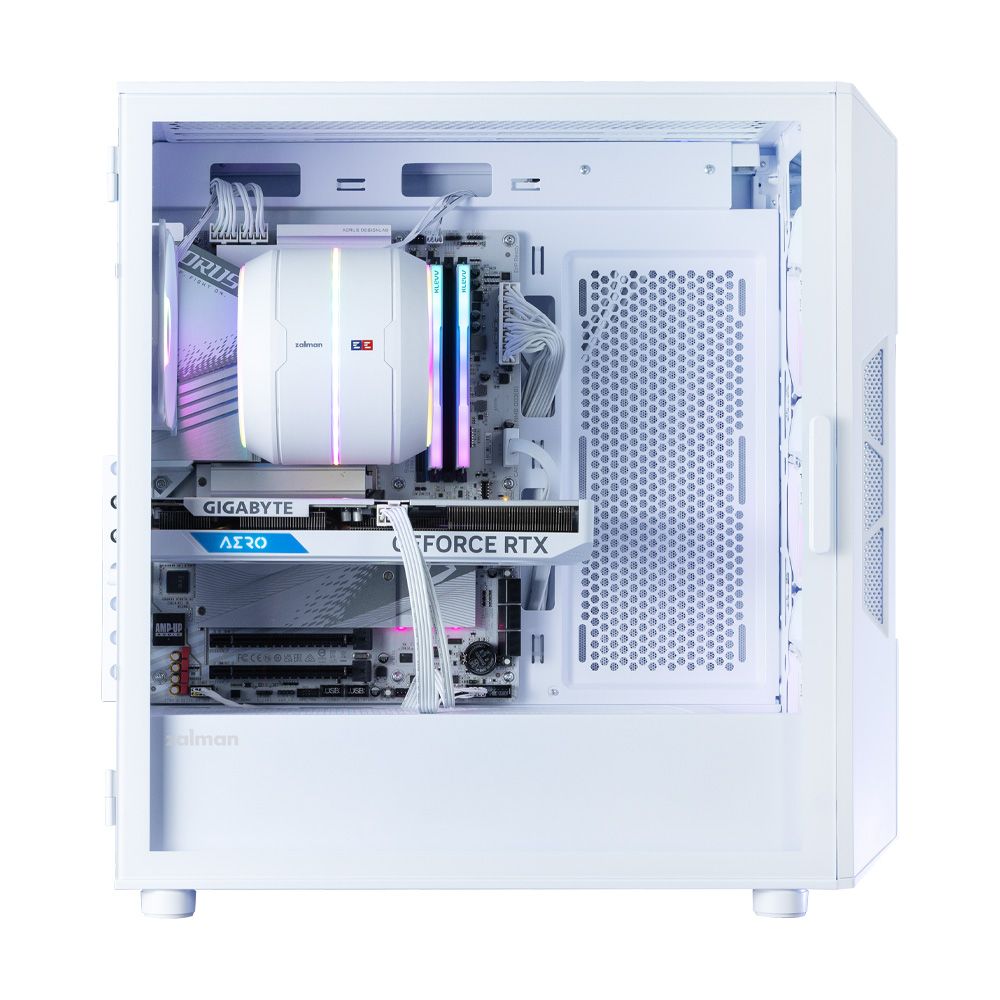 Zalman I3 Neo V2 Tempered Glass White