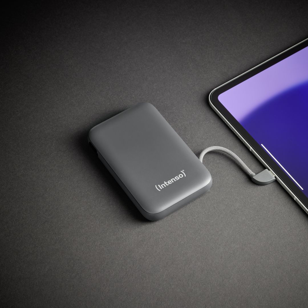 Intenso S10000 10000mAh + Integriertes USB-C PowerBank Grey