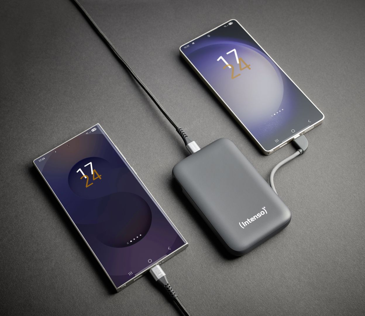 Intenso S10000 10000mAh + Integriertes USB-C PowerBank Grey